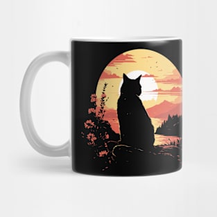 Cat Silhouette Mug